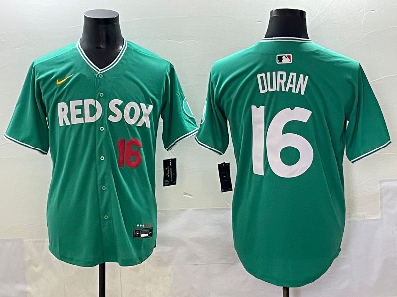 Men Boston Red Sox #16 Duran Green Joint Name Nike 2025 MLB Jersey style 43